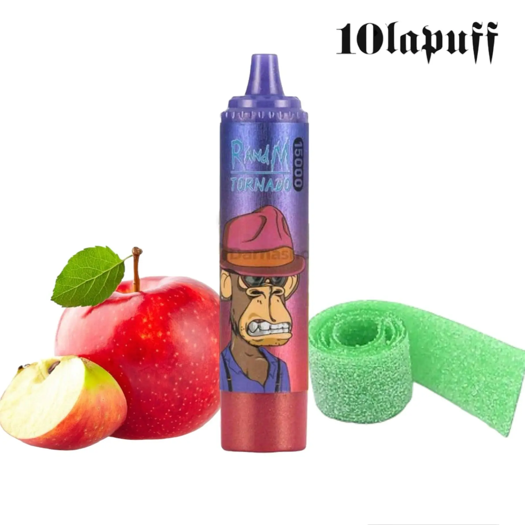 15000 puff Sour Apple Tornado RandM