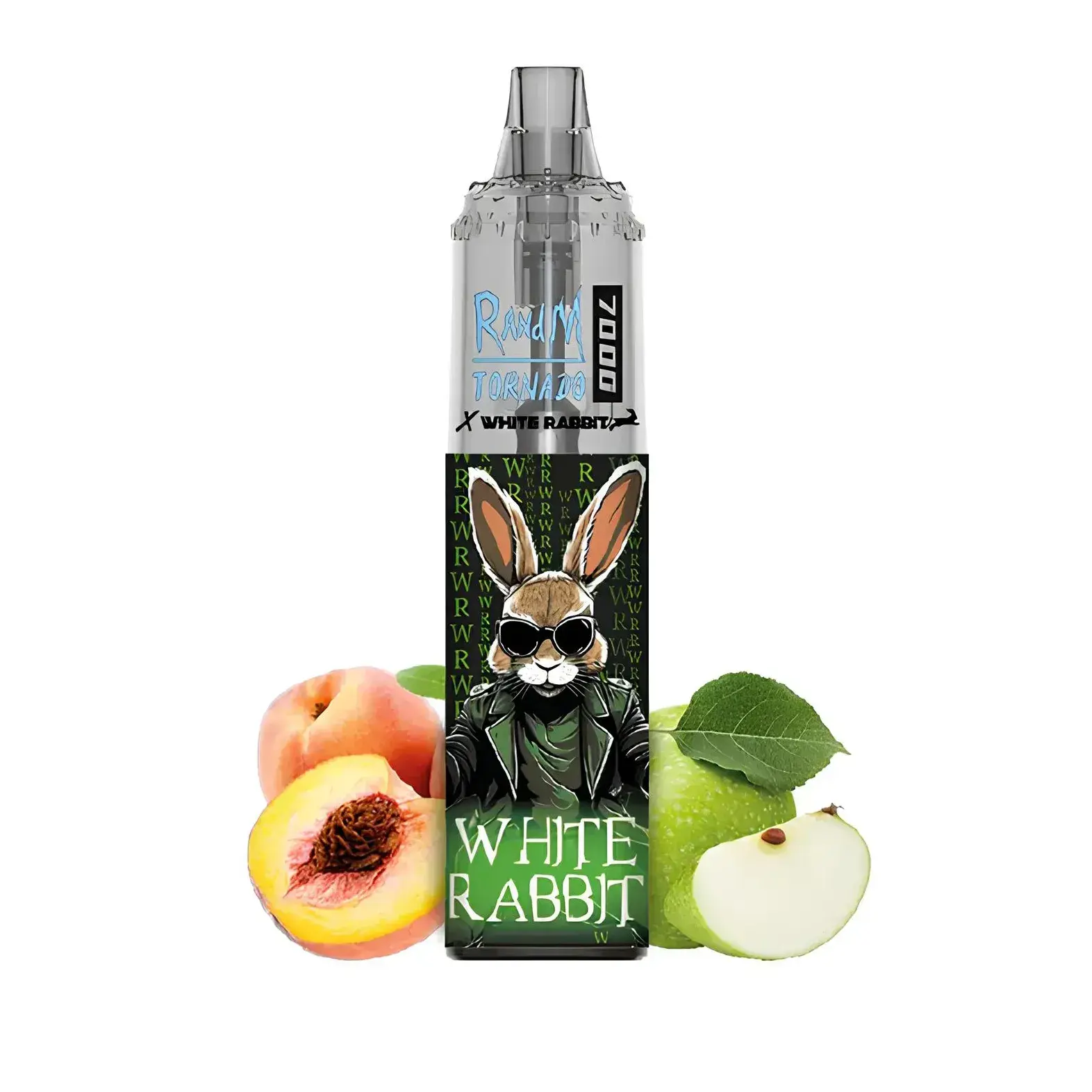 Puff White Rabbit 7K Pomme Pêche 20mg nicotine