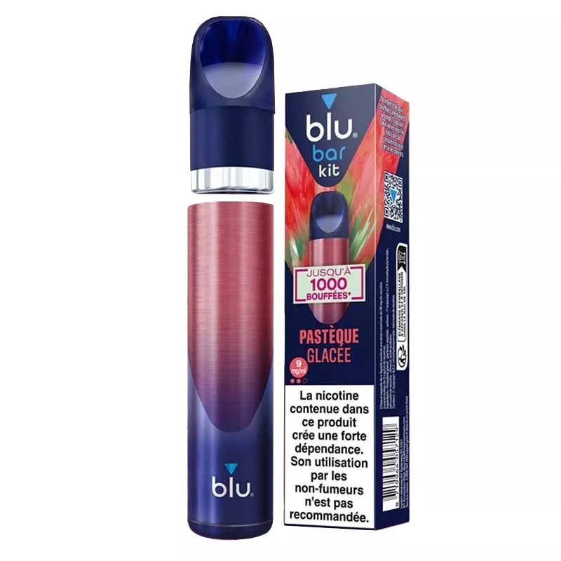 Kit Puff Pastèque Glacée BLU BAR rechargeable