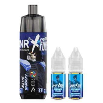 Shisha Plus 28K JNR × Fighter Fuel Grenade Fraise
