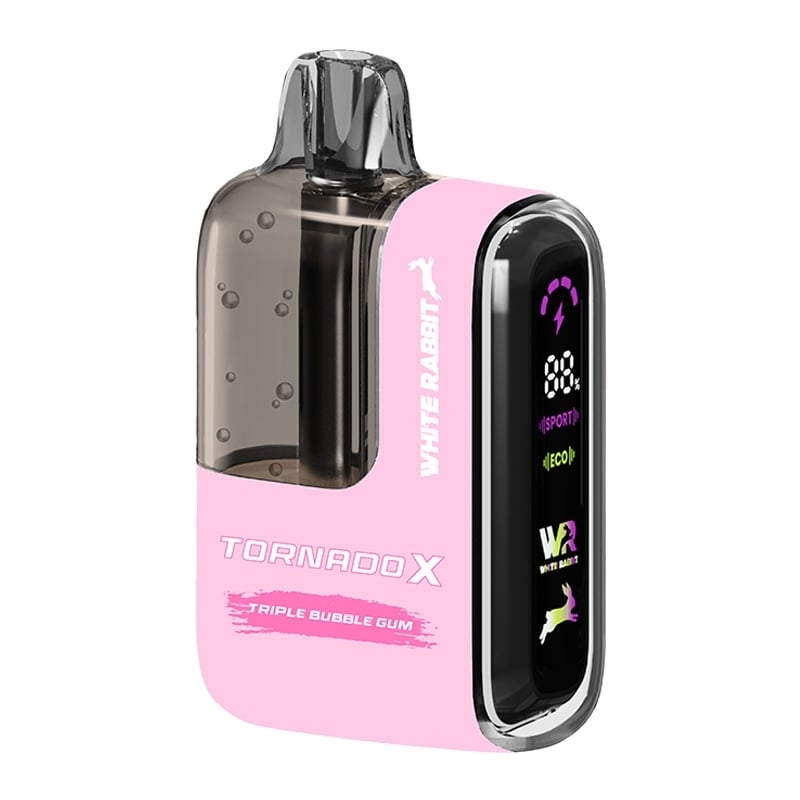 Puff White Rabbit Tornado X Triple Bubble Gum 25K