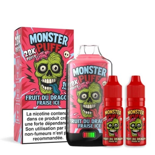 Monster Puff 28k Fraise Gummy Bear