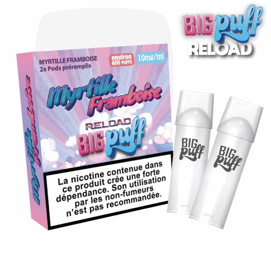 Kit Big Puff Reload Myrtille Framboise