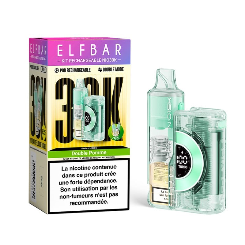 Puff Elfbar NIO 30K Double Pomme