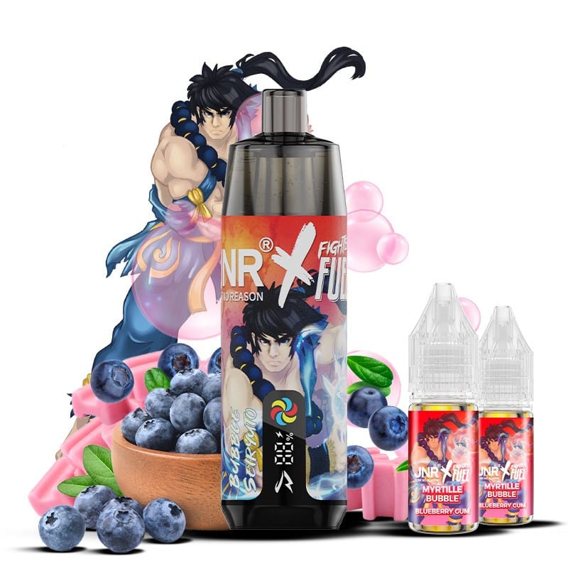 Shisha Plus 28K JNR × Fighter Fuel Myrtille Bubble